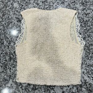 Express lace V-neck tank. Gently used. Size small.